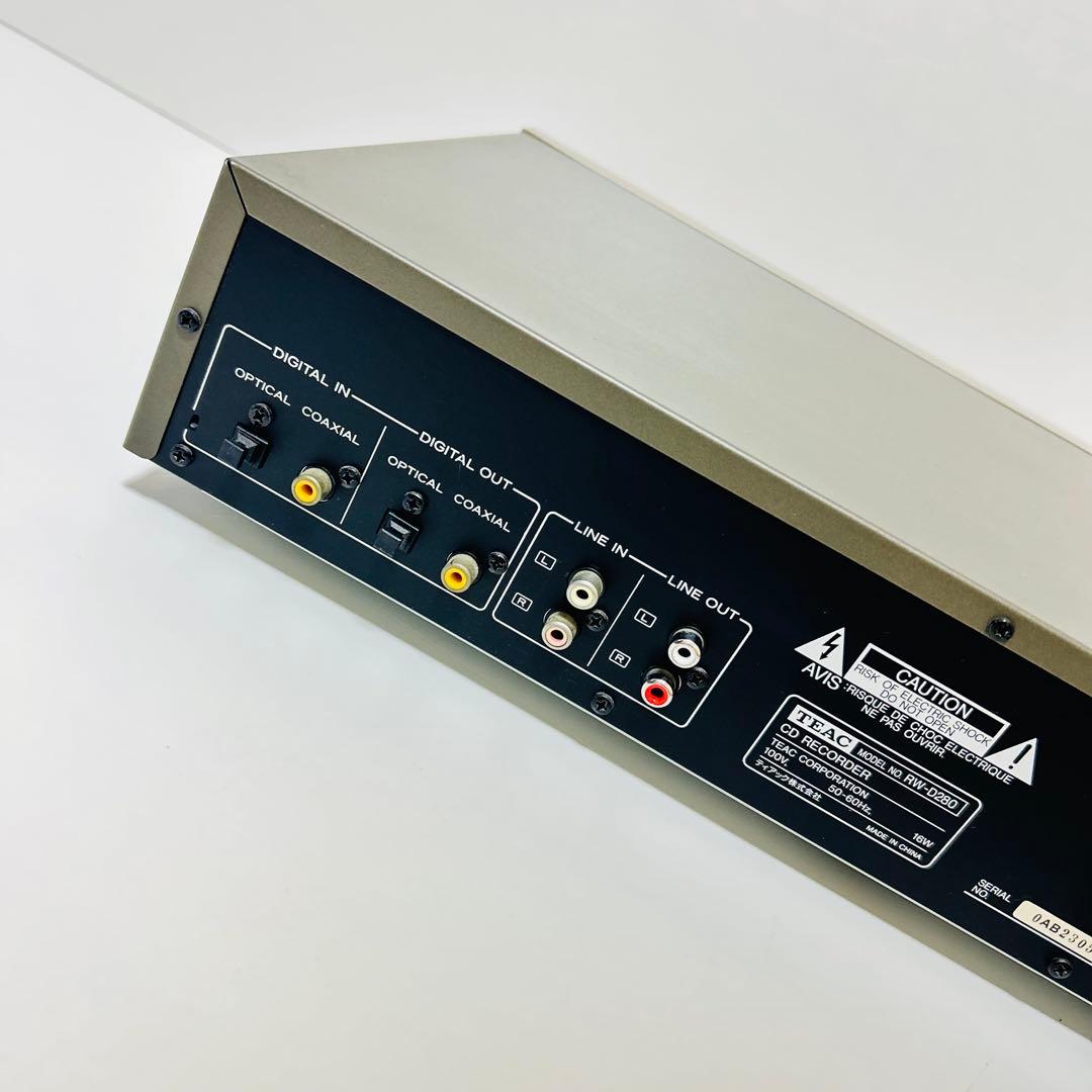 【美品】TEAC RW-D280 CDレコーダー デッキ1再生ok