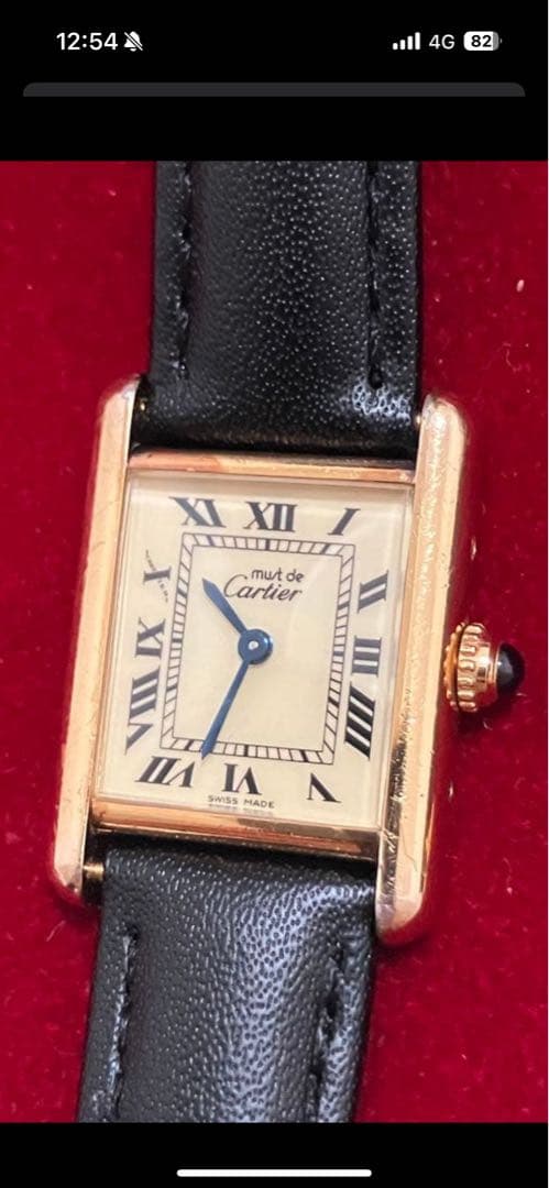 カルティエ マストタンク　ヴェルメイユ　タンク　SM ウォッチ　腕時計
