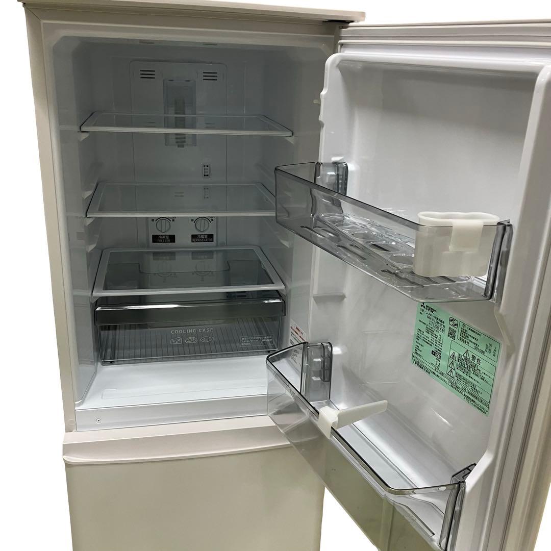 【24年製/極美品】三菱電機 冷蔵庫 146L MR-P15M-W Pシリーズ