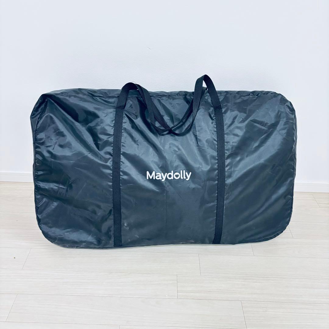【美品】maydolly hzdmj 折り畳み式　ベビーベッド　移動式　添い寝