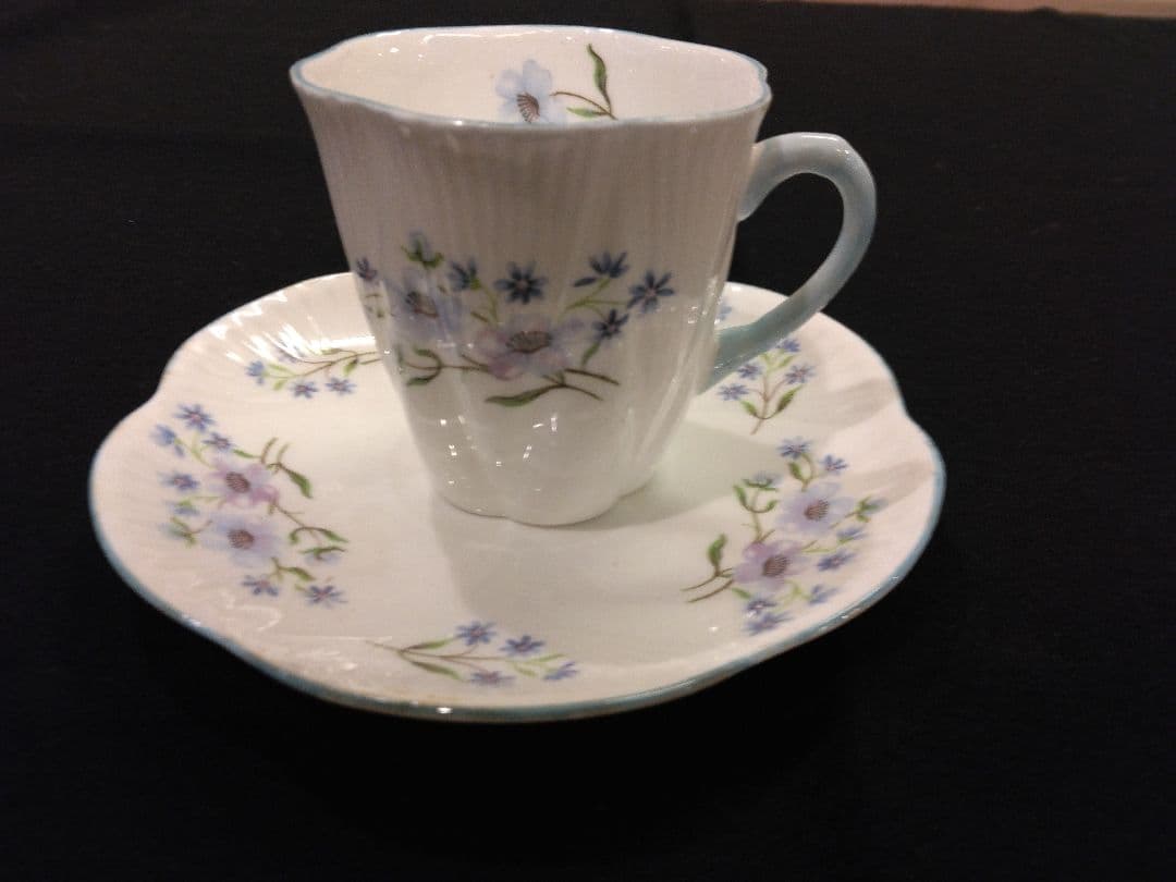 シェリーアンティーク　デミタスカップ　小皿セット