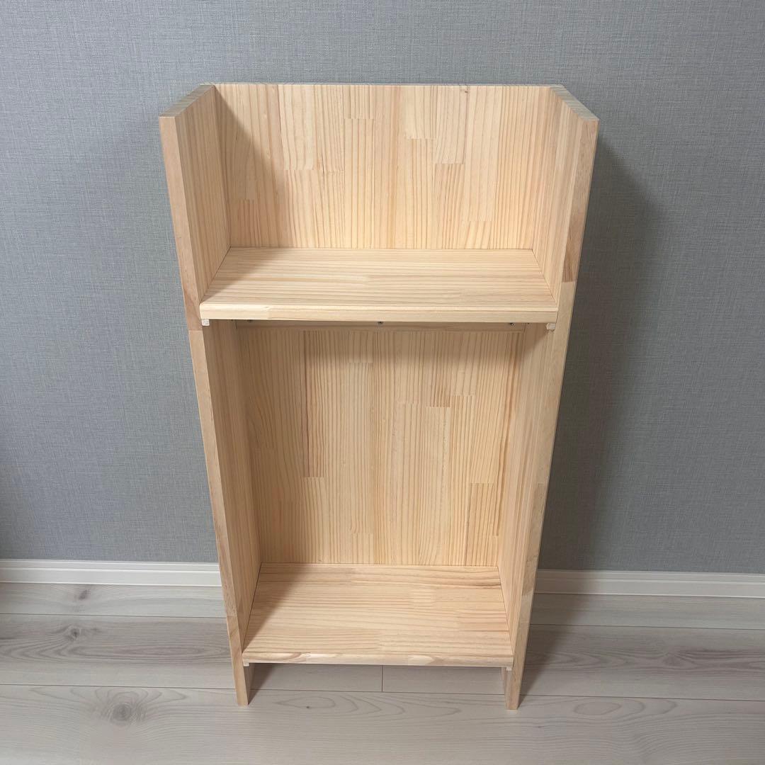 マルシェ•展示販売のレジ台に♪パイン集成材を使ったレジカウンター 折り畳み式