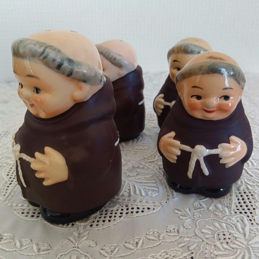 入手難 アンティーク Goebelゲーベル 修道士のフンメル人形 ４点セット