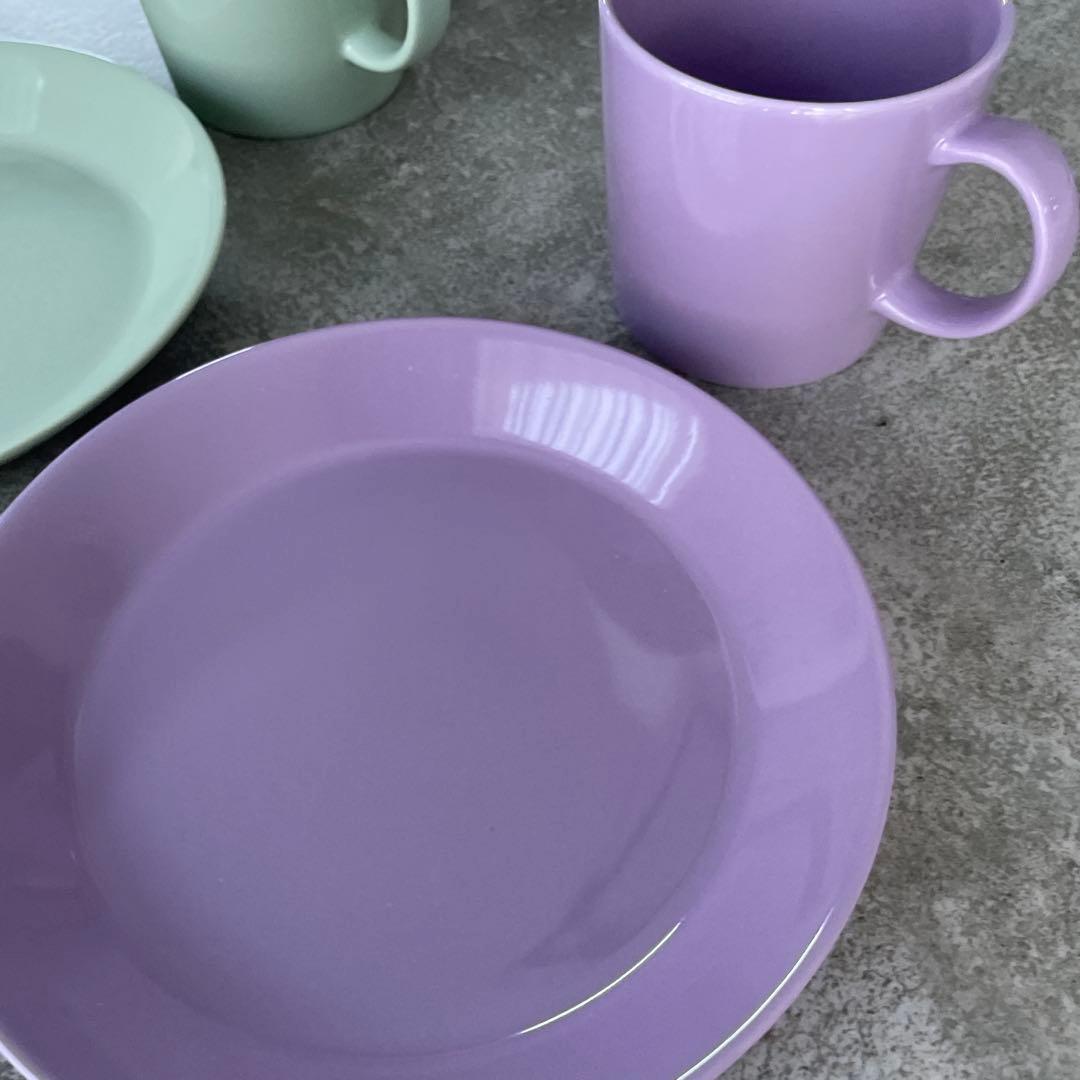 イッタラ　ティーマ　食器　ライラック　セージ　コップ　17cm プレート