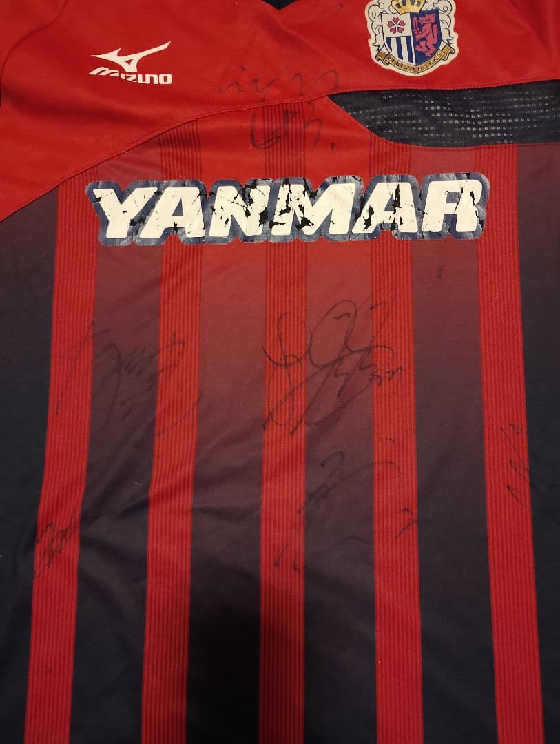 セレッソ大阪 2012年版 サイン入りサッカーシャツ MサイズMizuno
