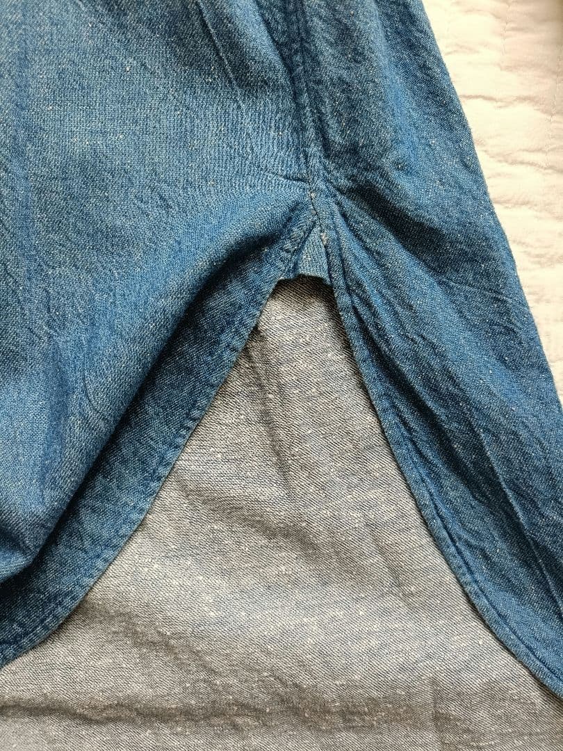 【レア】CELINE デニムロングチュニック 34 フィービー