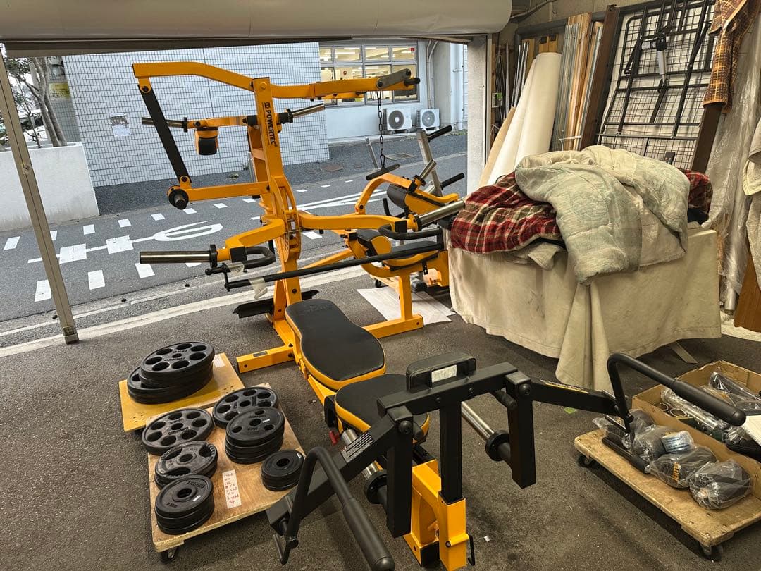 福岡　佐賀　大分　山口県限定　パワーテック　本格トレーニングセット　125kg付
