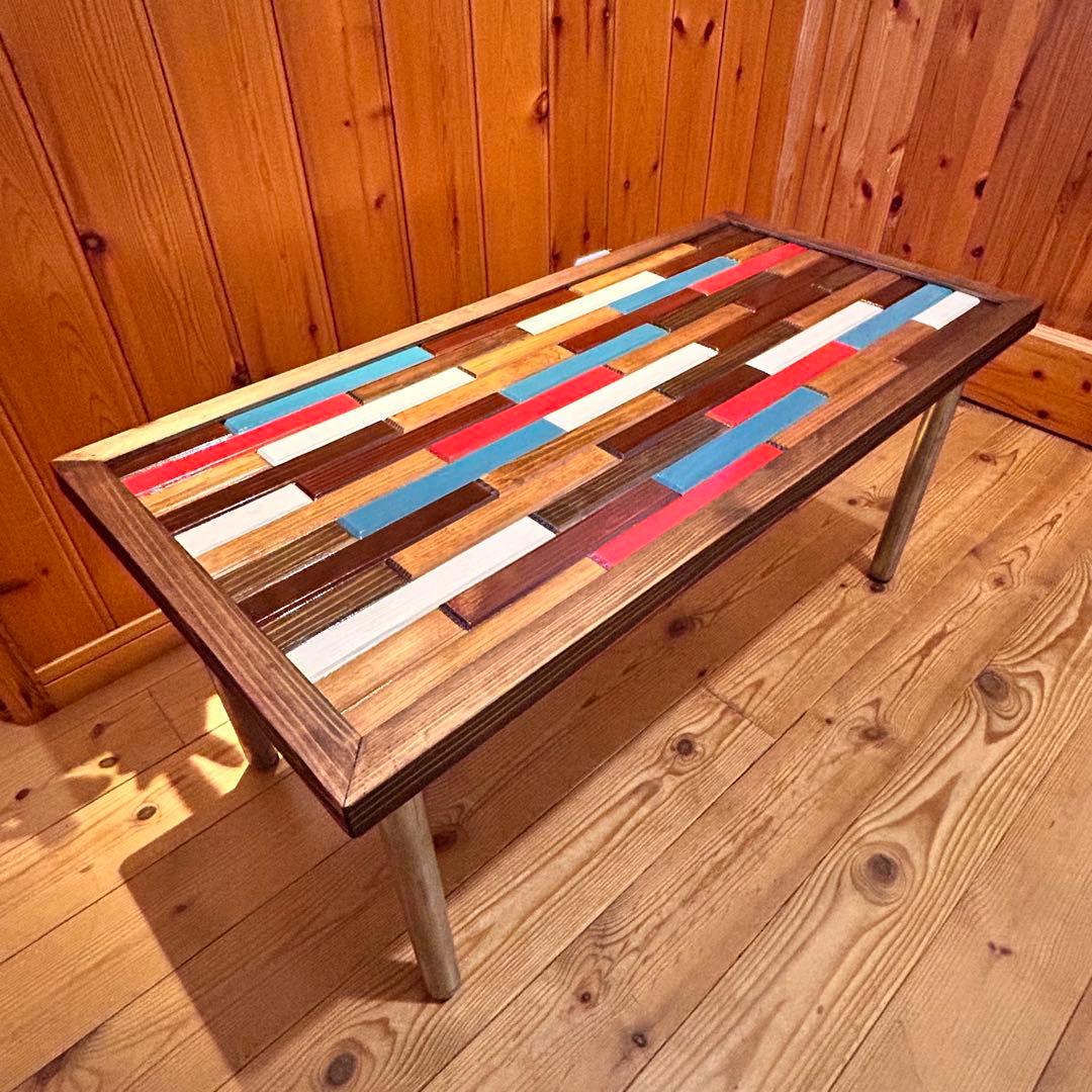 No.572 アイアンローテーブル　コーヒーテーブル　センターテーブル