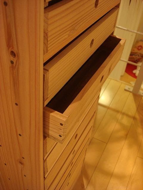 ★送料無料★サイズ変更可能★A4丸穴14段引き出し②/無垢材☆木製オーダー可能