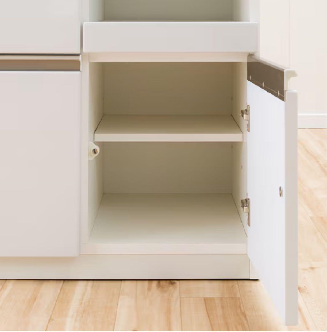 最終値下 キッチンボード アルミナ2 食器棚 （送料18500円込） 幅100