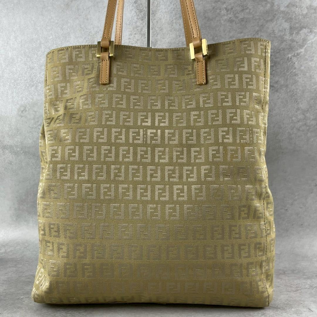 激レア！超美品 FENDI フェンディ ズッキーノ ベージュ トートバッグ
