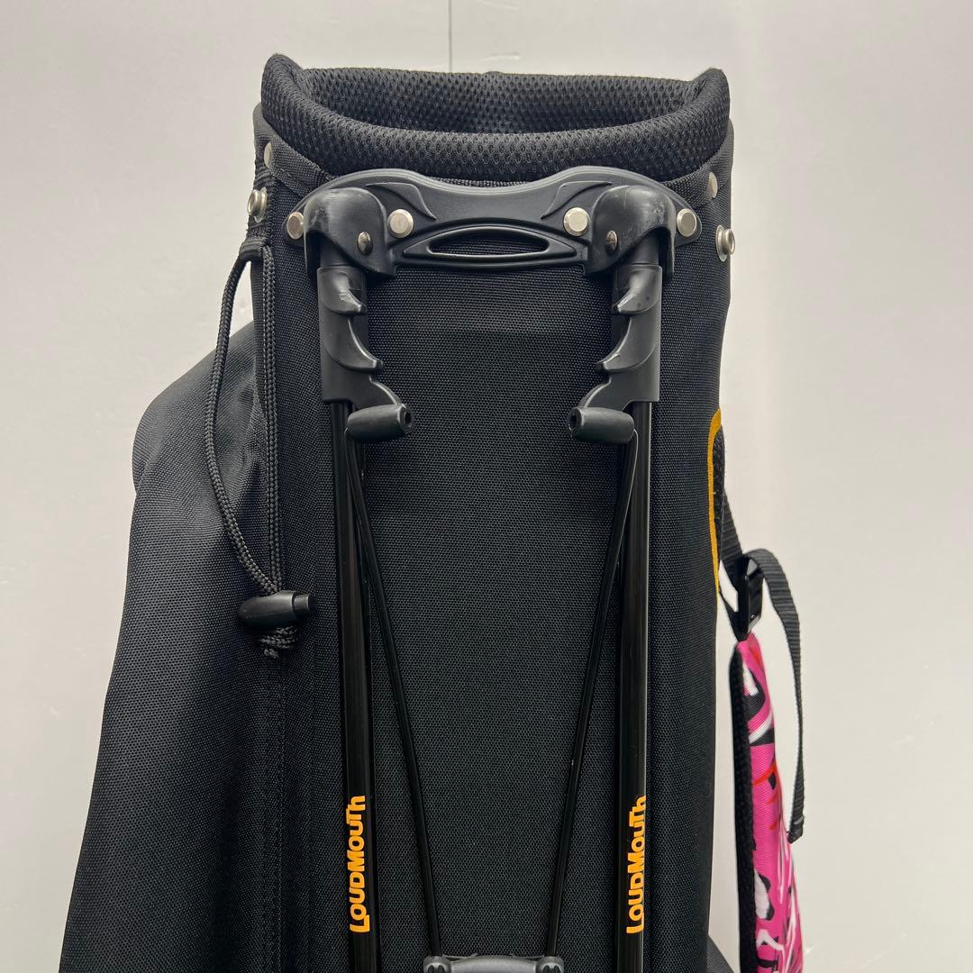ラウドマウス　LOUDMOUTH キャディバッグ　8.5インチ　ゴルフ　ピンク