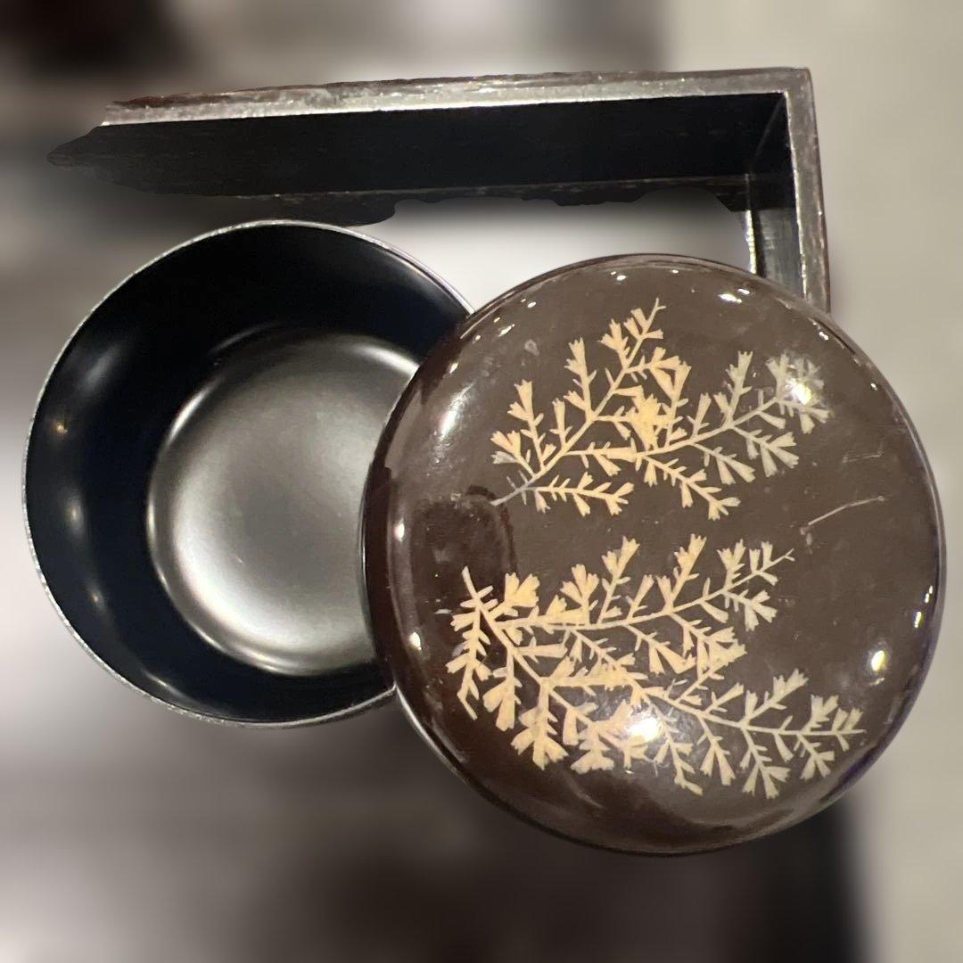 利休茶箱 茶箱 茶筅 茶入れ 掻合塗