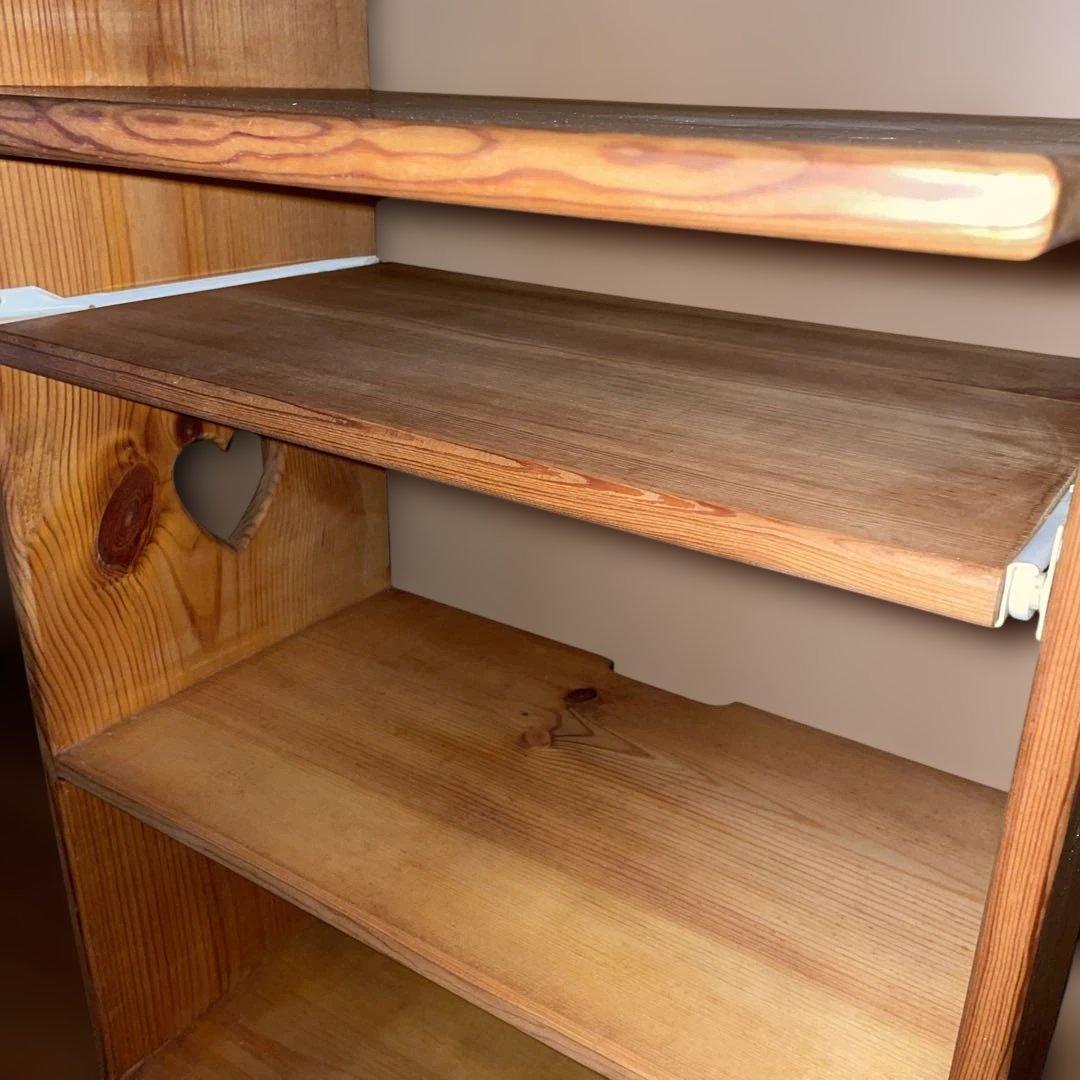 アメリカンカントリー　カントリーデスク　パソコンデスク　キャスター付き