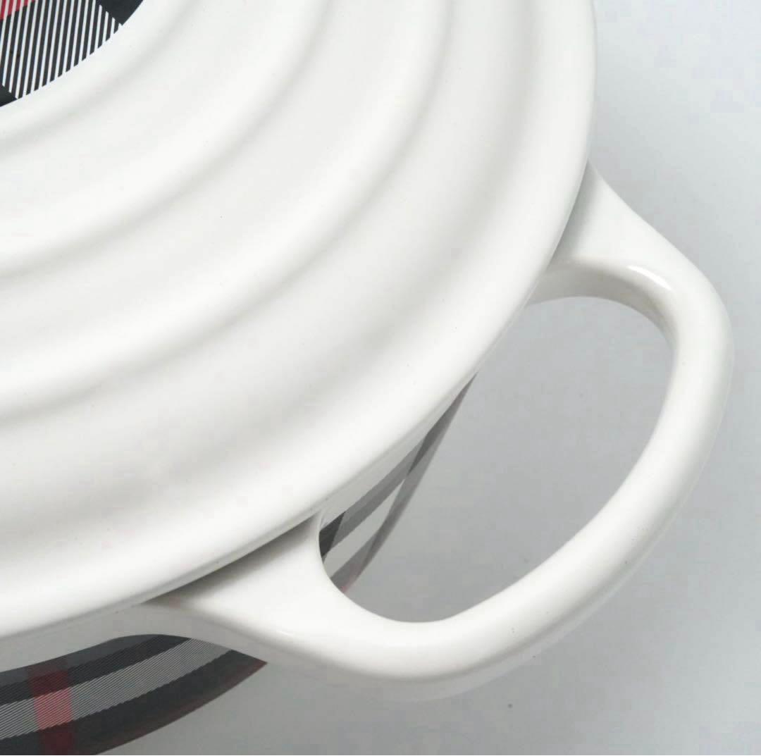 【新品】LE CREUSET　シグニチャーココット ロンド ホワイト　24cm