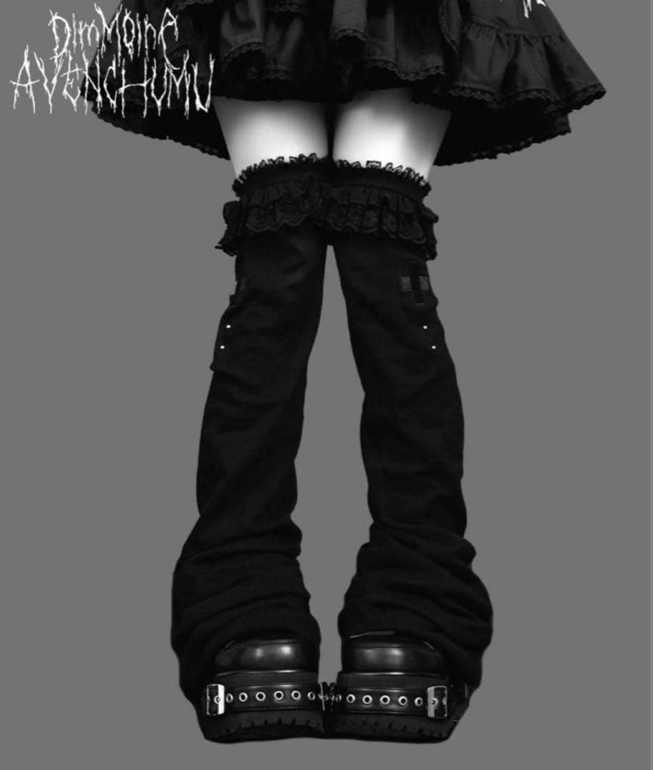 DimMoire ディムモアール AVENCHUMU レッグウォーマー 黒