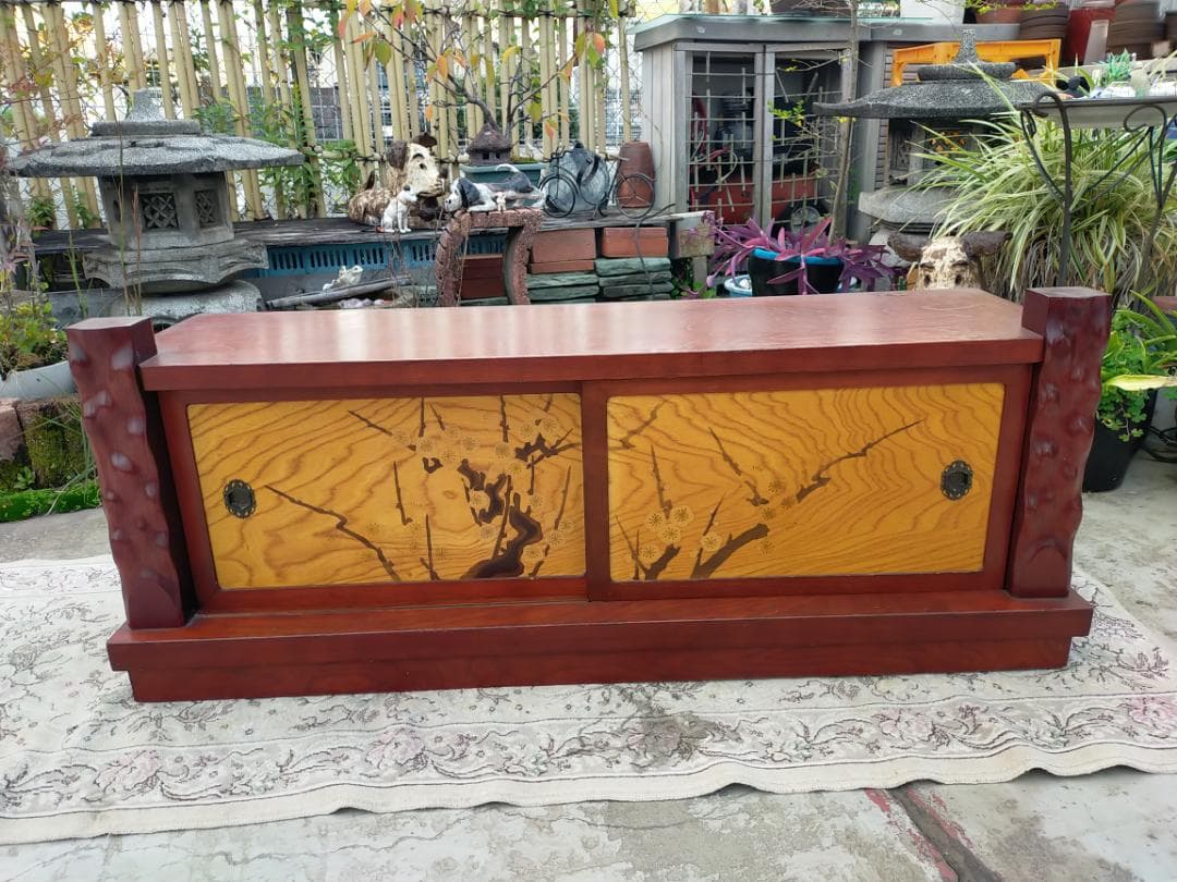 昭和レトロ☆床の間☆床置き家具☆飾り棚☆テレビ台☆ローボード☆古民具収納家具