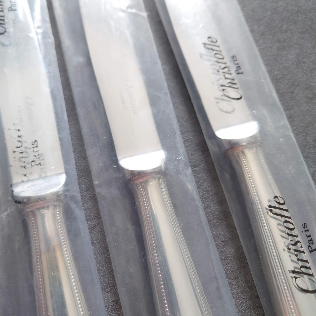 クリストフル パール デザートナイフ 未開封 6点
