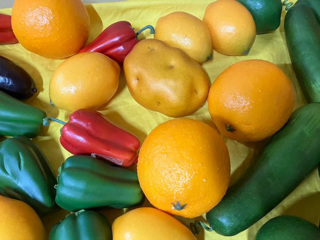 プラスチック製装飾用野菜・果物セット