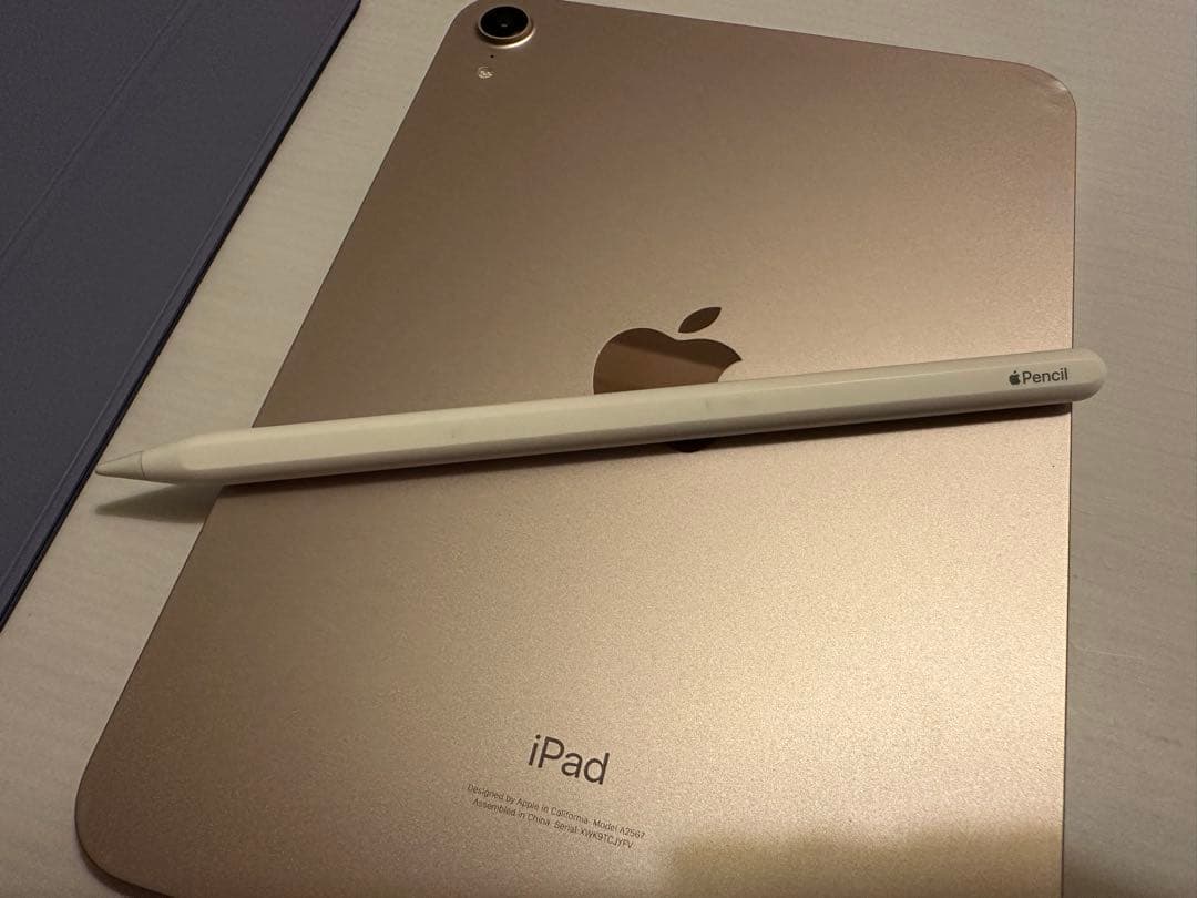 iPad mini 第6世代【3点セット】Apple Pencil／純正ケース