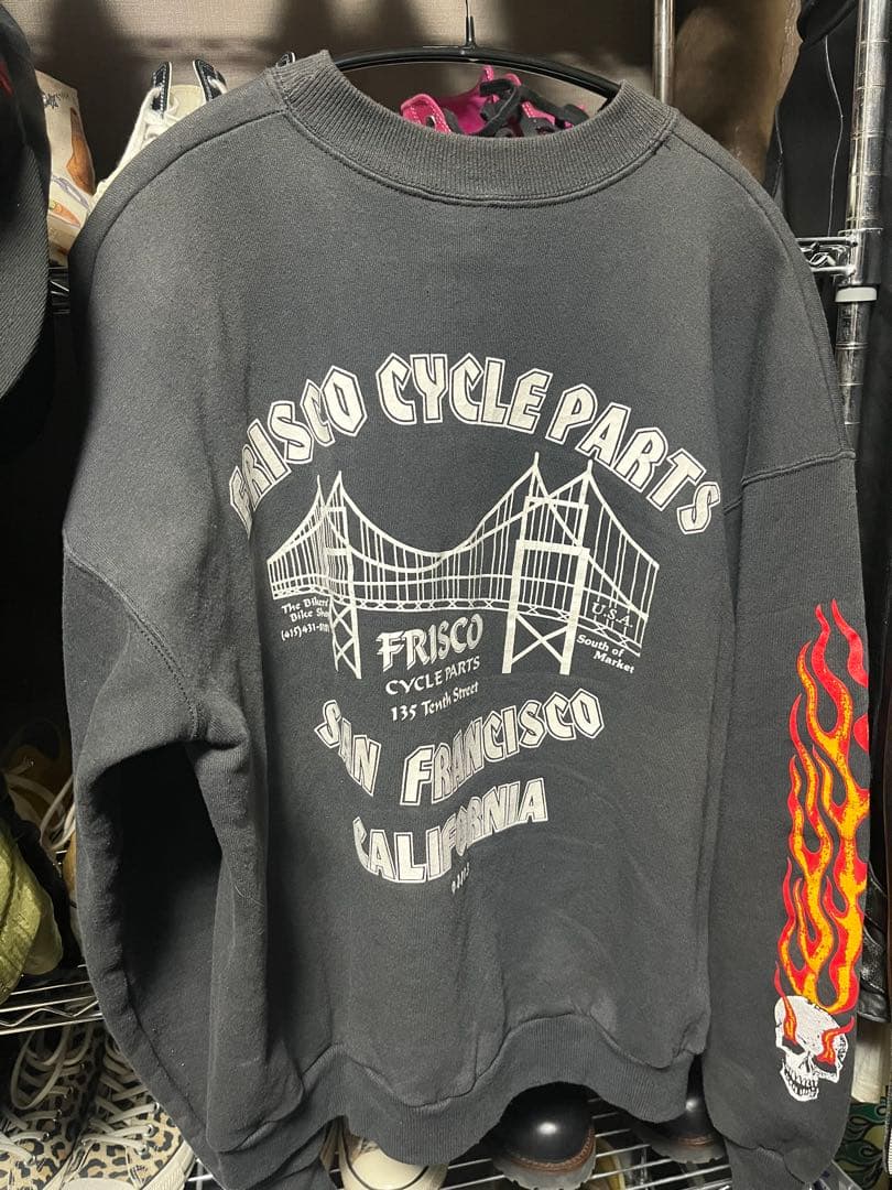 90s USA製 FRISCO CHOPPERS スウェット フリスコ 415