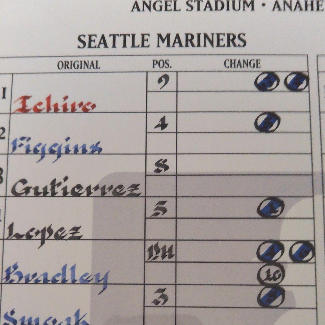 セール【激レア】イチローVS松井 2010年 実使用ラインナップカード