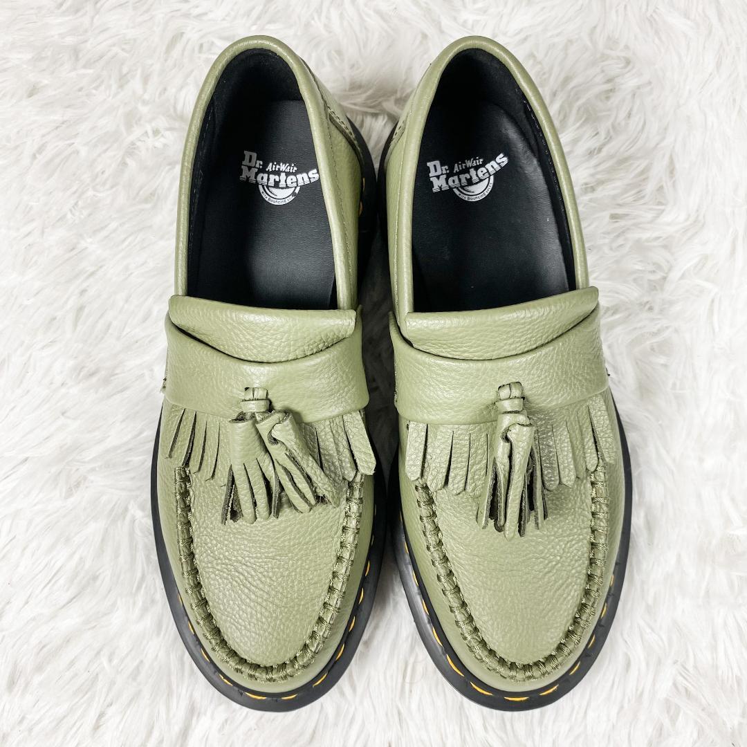【未使用】Dr.Martens エイドリアン タッセルローファー グリーン