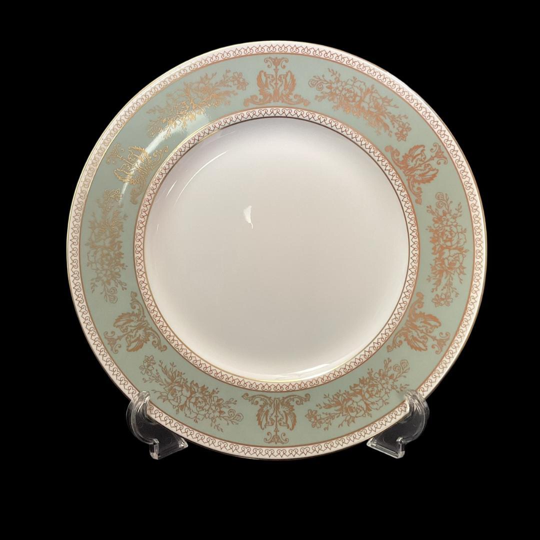 ウェッジウッド コロンビア セージグリーン ディナープレート 2枚セット 大皿