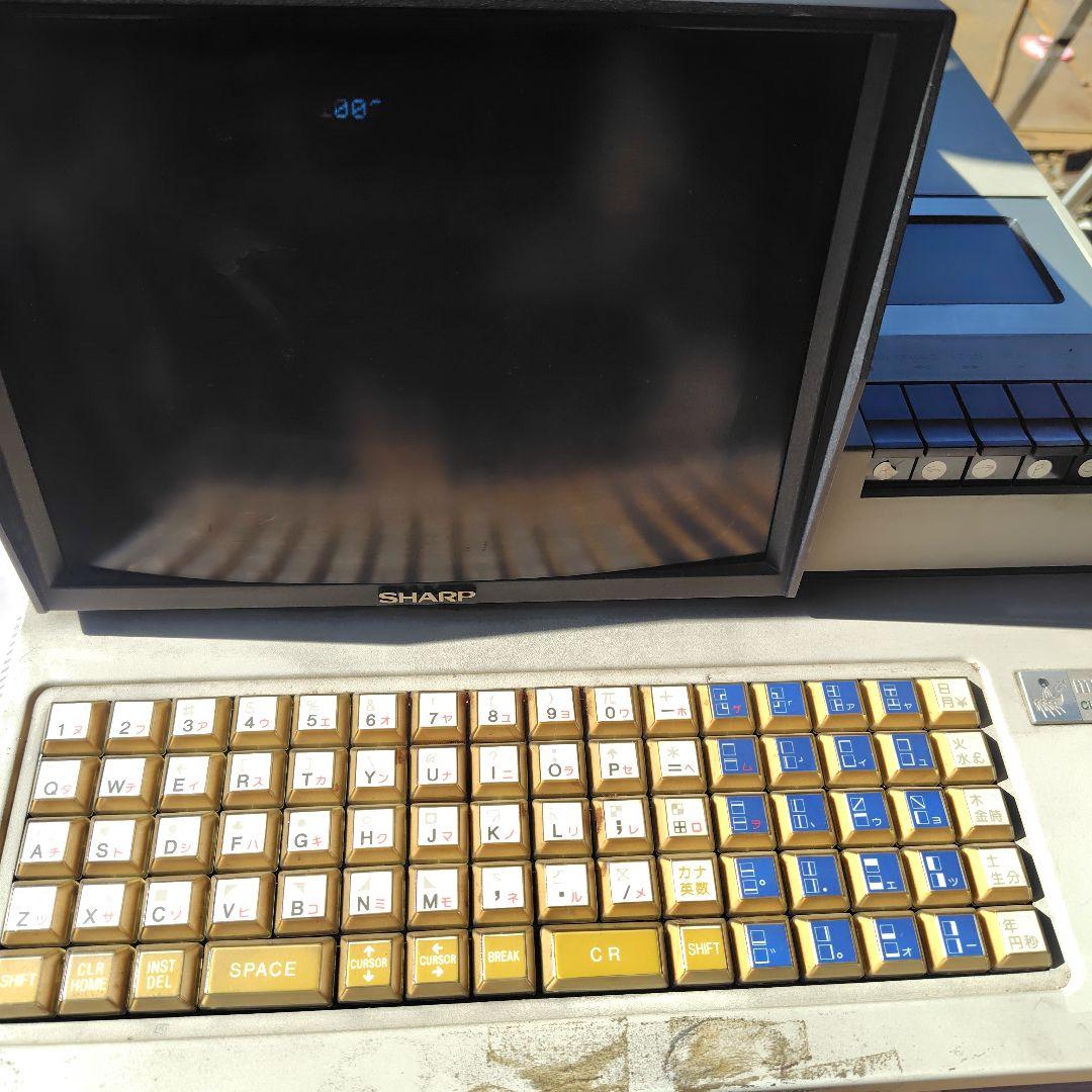 SHARP SP-1002 デスクトップPC古い物　電源は入りますタイムセール