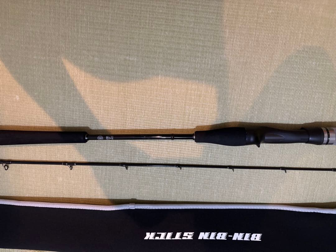 美品JACKALLビンビンスティックエクストロ BXS-C66Mロッドケース付き