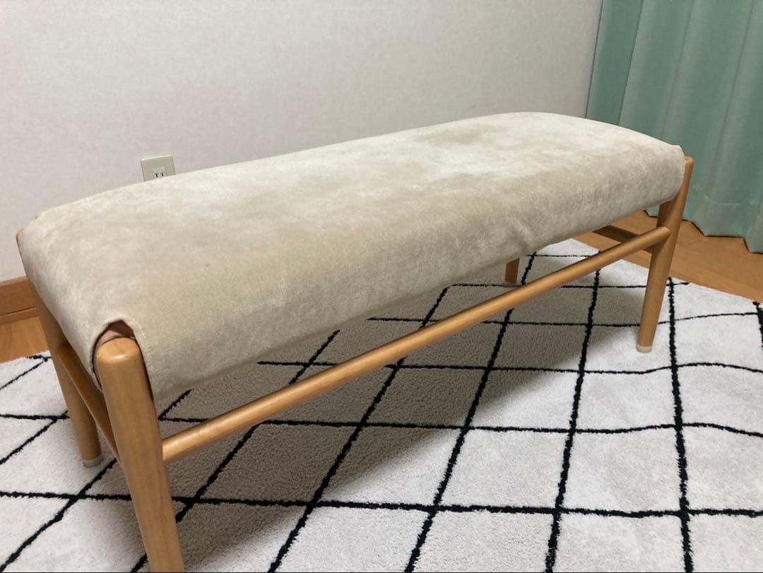 【送料無料】天然木　ベンチチェア　ベルメゾンデイズ