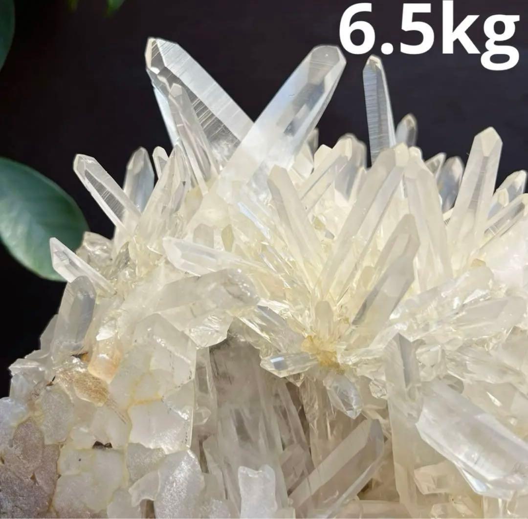 【専用】特大！6.5kg ルチル入り 水晶クラスター 原石 天然石