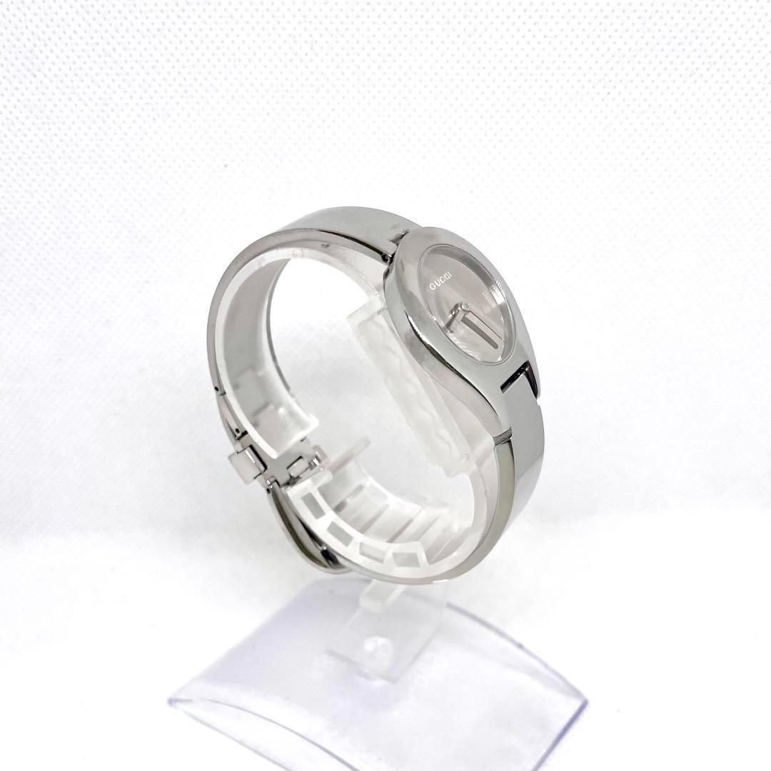 稼働　GUCCI グッチ　レディース時計 6700L シルバー　ミラー文字盤