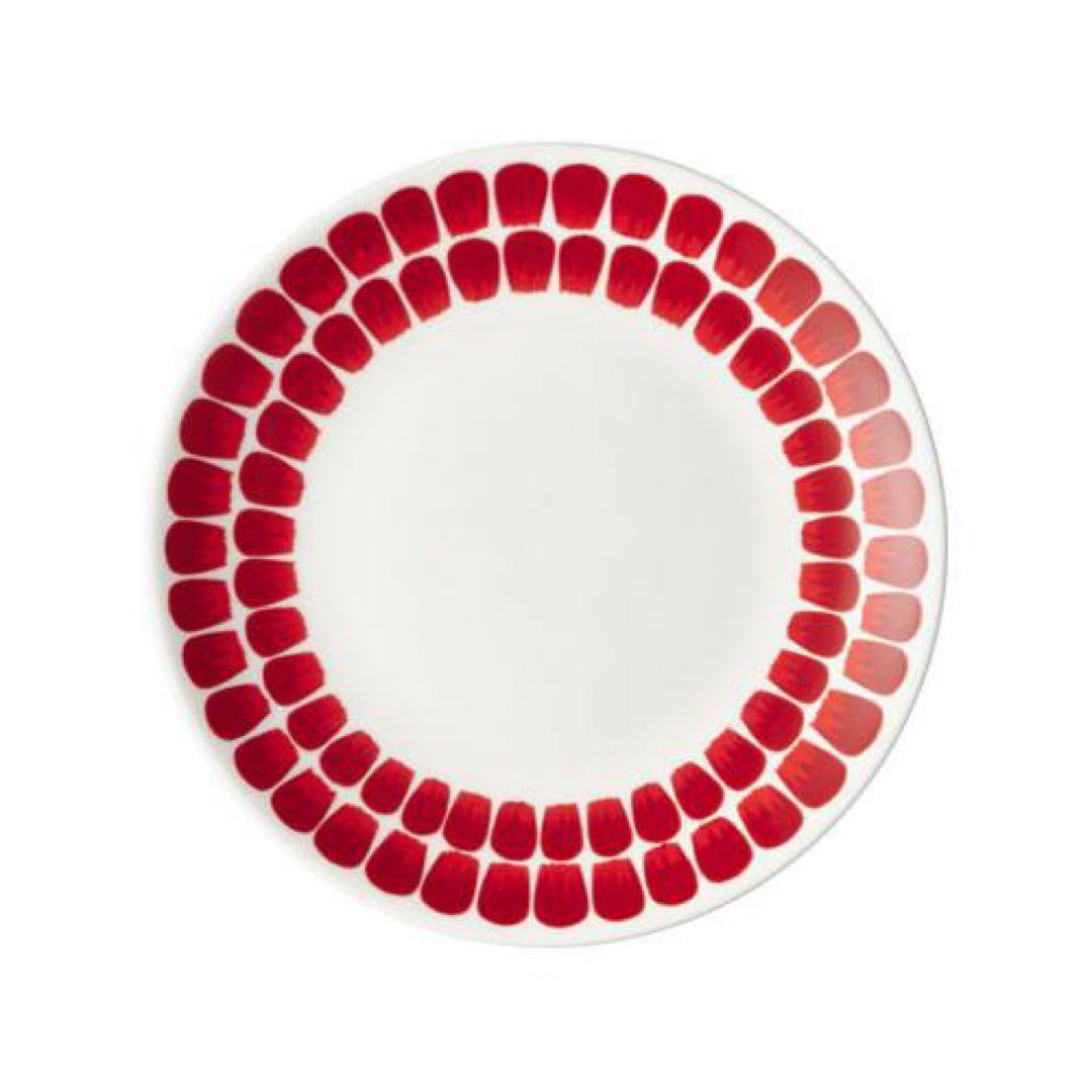 新品アラビアARABIA24Hトゥオキオ プレート20cm 3セット ホリデー赤