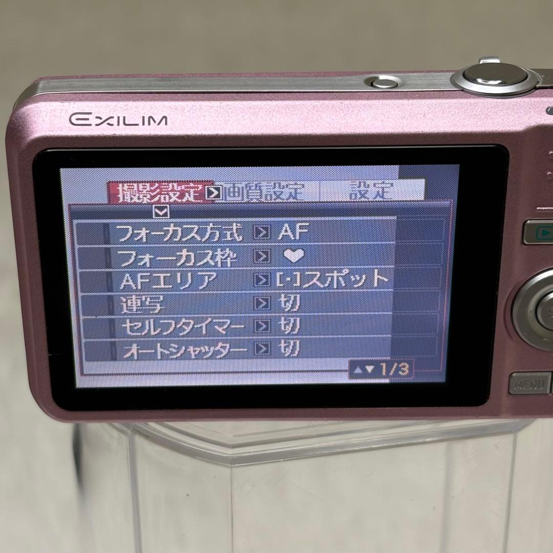 CASIO カメラ　エクシリム　EX-Z80 ピンク　コンデジ　動作品　訳あり