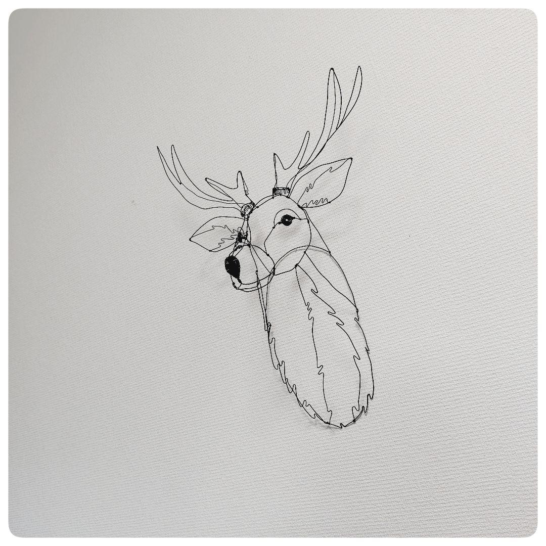 ワイヤーアート 鹿さん専用ページ②