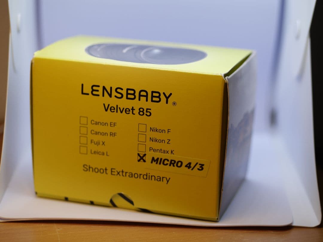 LENSBABY VELVET 85 85ｍｍ F1.8 マイクロフォーサーズ銀