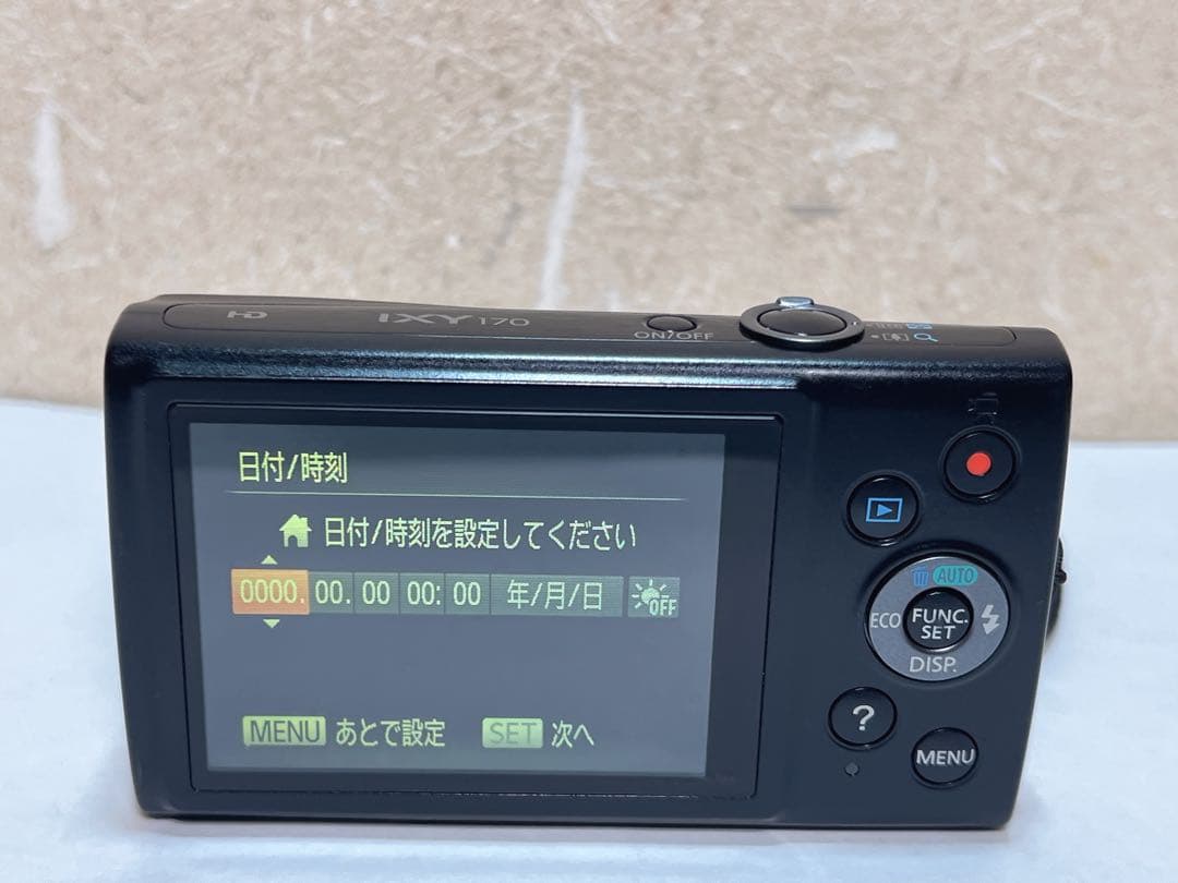 Canon IXY 170 コンパクトデジタルカメラ 本体　ブラック