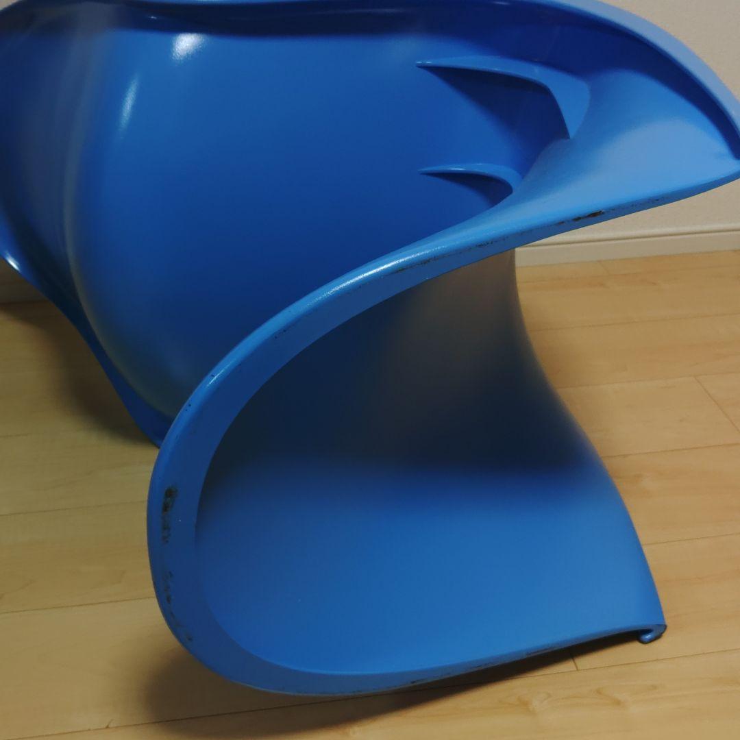 パントンチェア リプロダクト デザイナーズ イス ブルー スペースエイジ