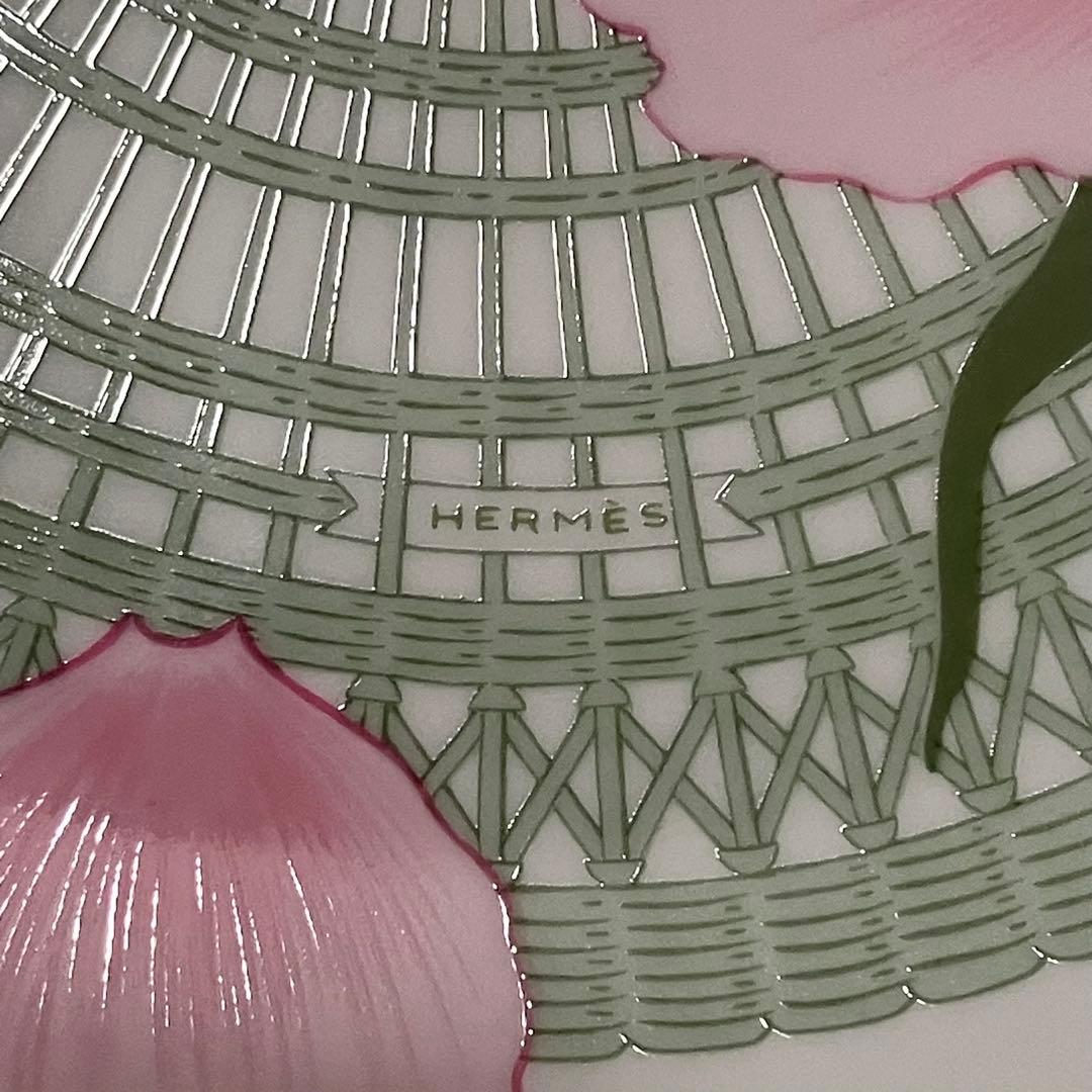 エルメス　耳付きプレート　未使用保管レア品‼️「ピヴォワンヌ」柄