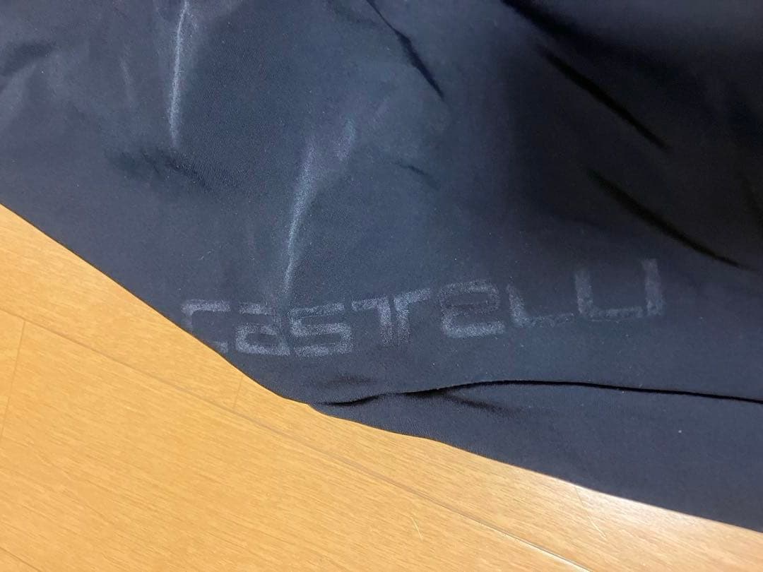 Castelli TUTTO NANOビブタイツ S ブラック（裏起毛、撥水）