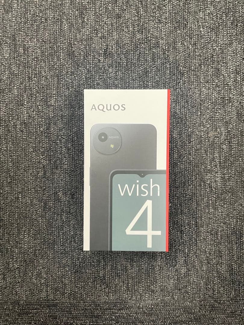 新品未使用　開封のみ　AQUOS wish 4 ブラック　本体
