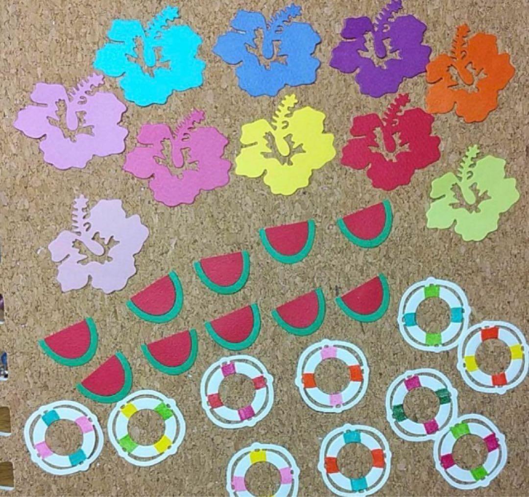 アルバム飾り　クラフトパンチ　夏祭り　オーダー受付中( ＾∀＾)