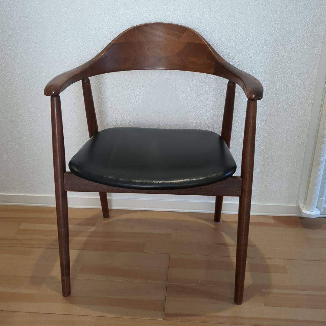 【KrushGATE】ウォールナット アームチェア