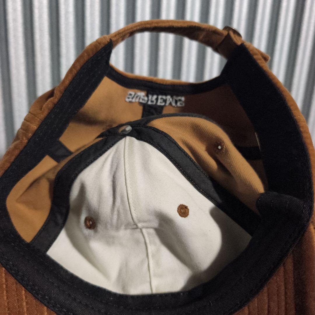 Supreme Velvet S Logo 6-Panel ベルベット Sロゴ茶