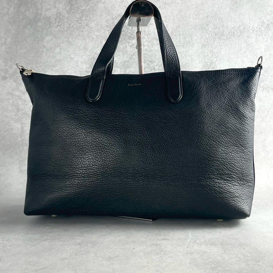 極美品 ポールスミス ビジネスバッグ 2way トートバッグ ショルダーバッグ