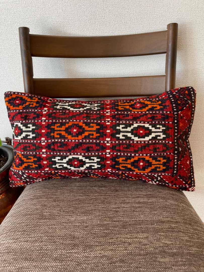オールドキリムクッションカバー 　ヤムット