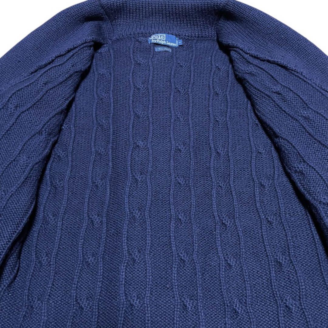 Polo By Ralph Lauren90s/ケーブルニット/ウール100%