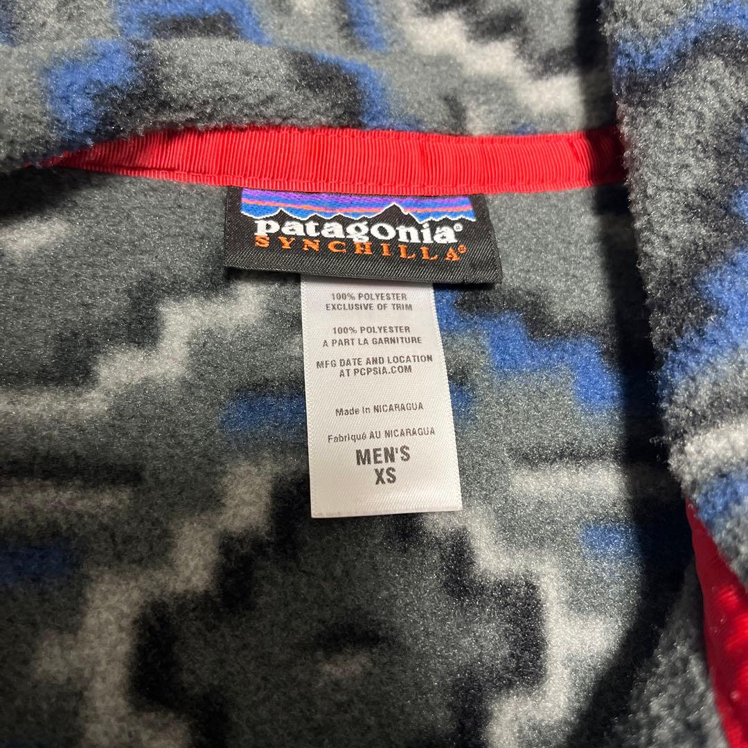 【美品】パタゴニア　シンチラ　スナップT XS 総柄