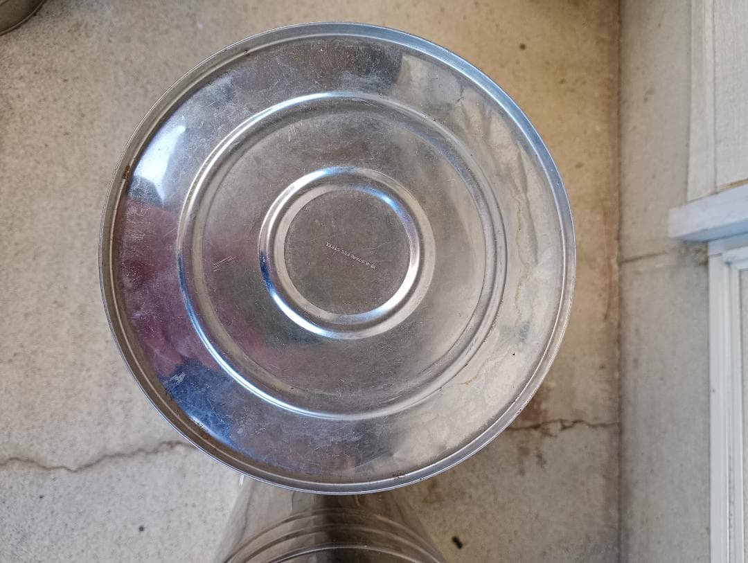 ☆ステンレス花桶 ロングサイズ４個セット No3